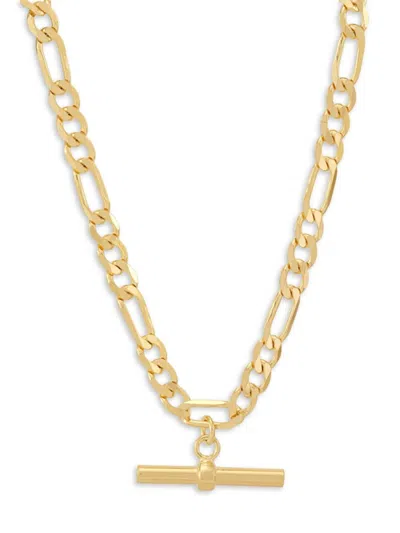 Saks Fifth Avenue Women's 18k Yellow Goldplated Figaro-chain Pendant Necklace