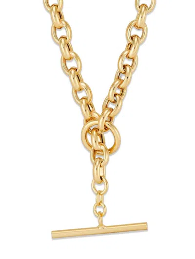 Saks Fifth Avenue Women's 18k Yellow Goldplated Sterling Silver 7mm Oval Link Necklace