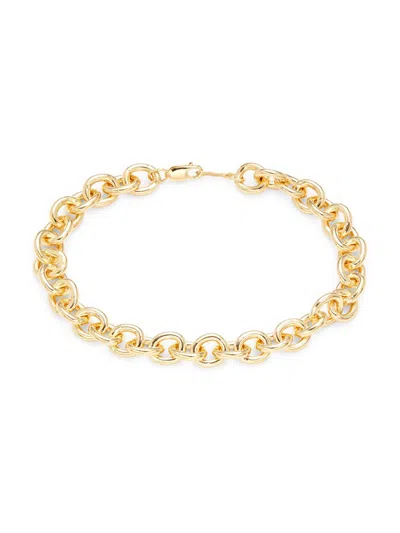 Saks Fifth Avenue Women's 22k Gold Vermeil Link Bracelet