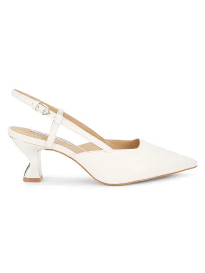 Saks Fifth Avenue Women's 63mm Leather Slingback Pumps