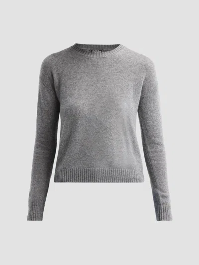 Saks Fifth Avenue Women's Basic Cashmere Easy Crewneck Sweater In Gray