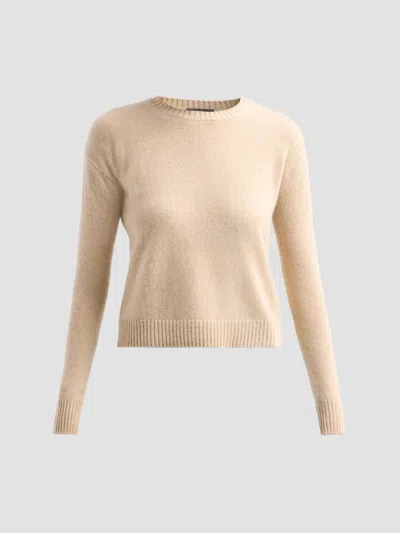 Saks Fifth Avenue Women's Basic Cashmere Easy Crewneck Sweater In Neutral