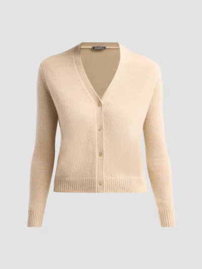 Saks Fifth Avenue Women's Basic V-neck Cashmere Cardigan In Animal Print