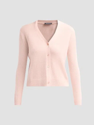 Saks Fifth Avenue Women's Basic V-neck Cashmere Cardigan In Pink
