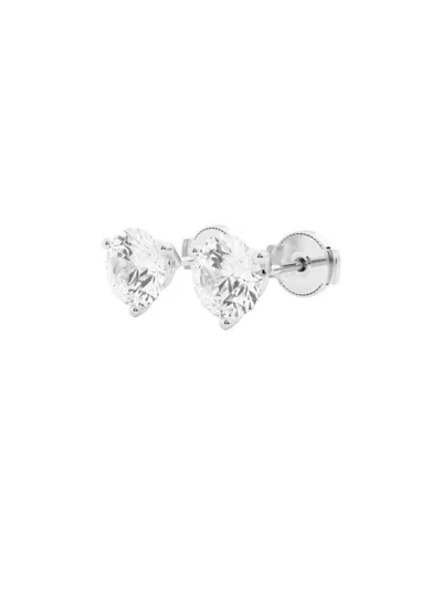 Saks Fifth Avenue Women's Build Your Own Collection 14k Gold & Natural Round Diamond Martini Stud Earrings In White Gold