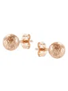 Saks Fifth Avenue Women's Build Your Own Collection 14k Gold Ball Stud Earrings In Rose Gold