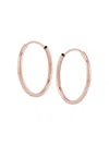 Saks Fifth Avenue Women's Build Your Own Collection 14k Gold Endless Hoop Earrings In Rose Gold