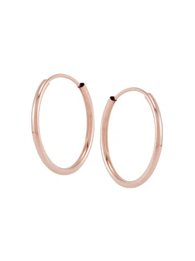 Saks Fifth Avenue Women's Build Your Own Collection 14k Gold Endless Hoop Earrings In Rose Gold