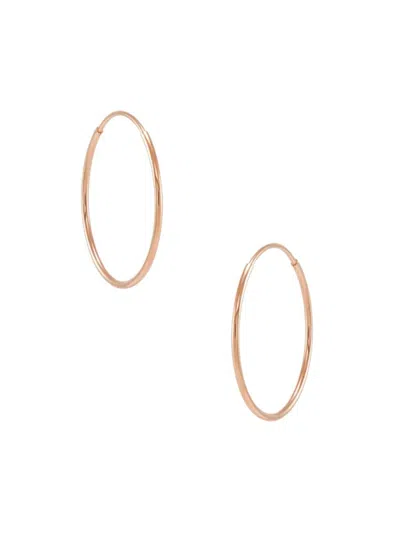 Saks Fifth Avenue Women's Build Your Own Collection 14k Gold Endless Hoop Earrings In Rose Gold