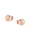 Saks Fifth Avenue Women's Build Your Own Collection 14k Gold Half Ball Stud Earrings In Rose Gold