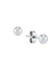 Saks Fifth Avenue Women's Build Your Own Collection 14k Gold Half Ball Stud Earrings In White Gold