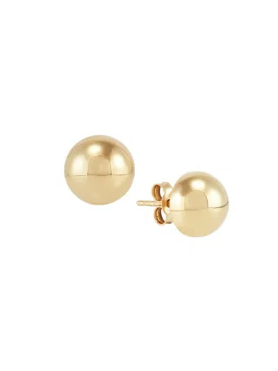Saks Fifth Avenue Women's Build Your Own Collection 14k Gold Half Ball Stud Earrings In Yellow Gold