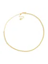 SAKS FIFTH AVENUE WOMEN'S BUILD YOUR OWN COLLECTION 14K GOLD TEXTURED BEAD CHAIN CHOKER NECKLACE