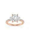 Saks Fifth Avenue Women's Build Your Own Collection 14k Rose Gold & Lab Grown Diamond Engagement Ring In 7 Tcw