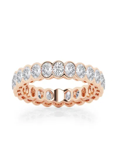 Saks Fifth Avenue Women's Build Your Own Collection 14k Rose Gold Lab Grown Diamond Channel Eternity Ring In 2 Tcw