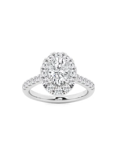 Saks Fifth Avenue Women's Build Your Own Collection 14k White Gold & 3 Tcw Natural Diamond Engagement Ring In 3 Tcw White Gold