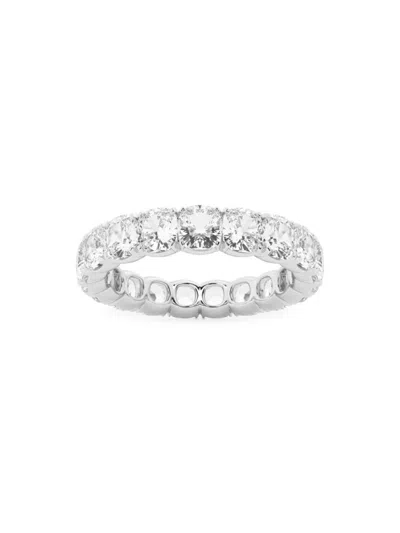 Saks Fifth Avenue Women's Build Your Own Collection 14k White Gold & Lab Grown Cushion Cut Diamond Eternity Band In 5 Tcw White Gold