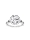 Saks Fifth Avenue Women's Build Your Own Collection 14k White Gold & Lab Grown Diamond Halo Engagement Ring In 2 Tcw White Gold