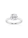 Saks Fifth Avenue Women's Build Your Own Collection 14k White Gold & Round Natural Diamond Solitaire Engagement Ring In 2 Tcw