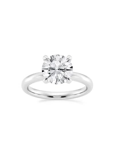 Saks Fifth Avenue Women's Build Your Own Collection 14k White Gold & Round Natural Diamond Solitaire Engagement Ring In 2.5 Tcw