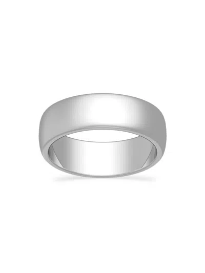 Saks Fifth Avenue Women's Build Your Own Collection 14k White Gold Band Ring In 6 Mm