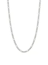 Saks Fifth Avenue Women's Build Your Own Collection 14k White Gold Figaro Chain Necklace In 4.6 Mm