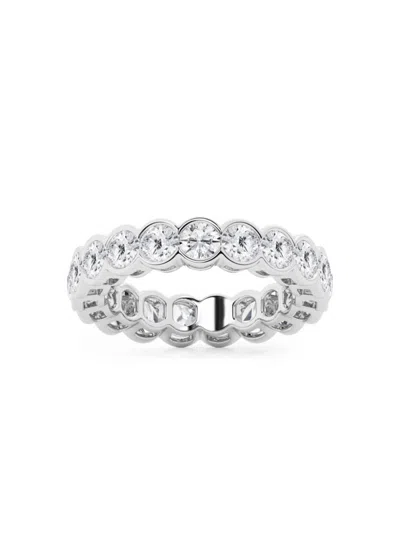 Saks Fifth Avenue Women's Build Your Own Collection 14k White Gold Lab Grown Diamond Channel Eternity Ring In 3 Tcw