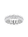 Saks Fifth Avenue Women's Build Your Own Collection 14k White Gold Lab Grown Diamond Channel Eternity Ring In 5 Tcw