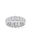 Saks Fifth Avenue Women's Build Your Own Collection 14k White Gold Lab Grown Diamond Channel Eternity Ring In 5 Tcw