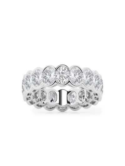 Saks Fifth Avenue Women's Build Your Own Collection 14k White Gold Lab Grown Diamond Channel Eternity Ring In 5 Tcw