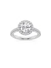 Saks Fifth Avenue Women's Build Your Own Collection 14k White Gold Lab Grown Diamond Halo Engagement Ring In 2 Tcw