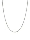 Saks Fifth Avenue Women's Build Your Own Collection 14k White Gold Rope Chain Necklace In 3 Mm