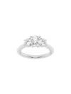 Saks Fifth Avenue Women's Build Your Own Collection 14k White Gold Three Stone Lab Grown Diamond Engagement Ring In 2 Tcw