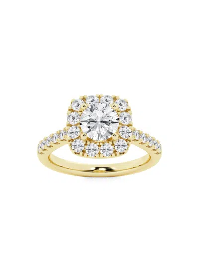 Saks Fifth Avenue Women's Build Your Own Collection 14k Yellow Gold & 4 Tcw Natural Diamond Engagement Ring In 4 Tcw Yellow Gold