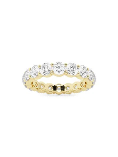 Saks Fifth Avenue Women's Build Your Own Collection 14k Yellow Gold & Lab Grown Round Diamond Eternity Band In 3 Tcw Yellow Gold