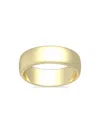 Saks Fifth Avenue Women's Build Your Own Collection 14k Yellow Gold Band Ring In 6 Mm