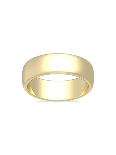 Saks Fifth Avenue Women's Build Your Own Collection 14k Yellow Gold Band Ring In 6 Mm