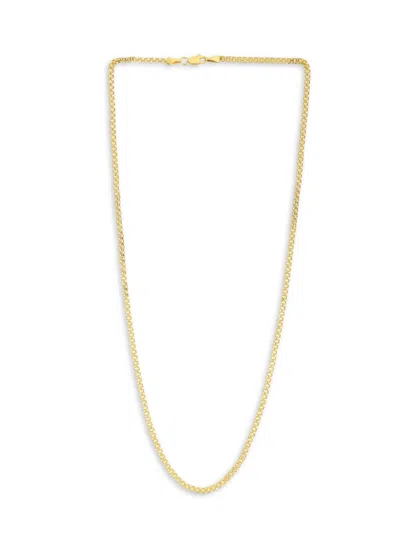Saks Fifth Avenue Women's Build Your Own Collection 14k Yellow Gold Bismark Chain Necklace In 2.4 Mm