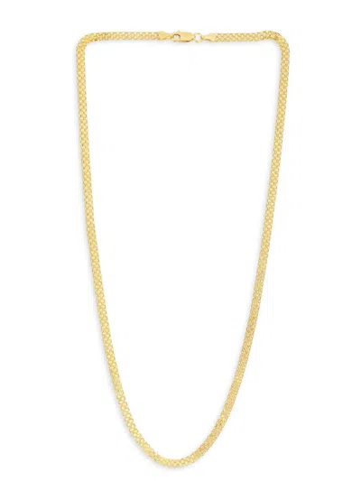 Saks Fifth Avenue Women's Build Your Own Collection 14k Yellow Gold Bismark Chain Necklace In 3.5 Mm