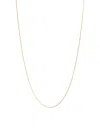 Saks Fifth Avenue Women's Build Your Own Collection 14k Yellow Gold Diamond Cut Cable Chain Necklace In 1.1mm Yellow Gold