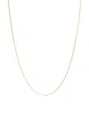 Saks Fifth Avenue Women's Build Your Own Collection 14k Yellow Gold Diamond Cut Cable Chain Necklace In 1.3mm Yellow Gold