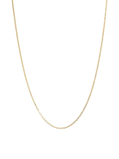 Saks Fifth Avenue Women's Build Your Own Collection 14k Yellow Gold Diamond Cut Cable Chain Necklace In 1.9mm Yellow Gold