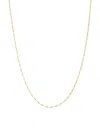 Saks Fifth Avenue Women's Build Your Own Collection 14k Yellow Gold Figaro Chain Necklace In 1.3 Mm