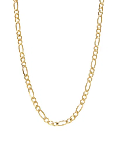 Saks Fifth Avenue Women's Build Your Own Collection 14k Yellow Gold Figaro Chain Necklace In 6.0 Mm