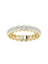 Saks Fifth Avenue Women's Build Your Own Collection 14k Yellow Gold Lab Grown Diamond Channel Eternity Ring In 2 Tcw