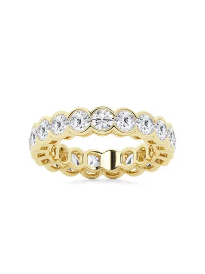 Saks Fifth Avenue Women's Build Your Own Collection 14k Yellow Gold Lab Grown Diamond Channel Eternity Ring In 3 Tcw