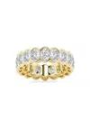 Saks Fifth Avenue Women's Build Your Own Collection 14k Yellow Gold Lab Grown Diamond Channel Eternity Ring In 5 Tcw