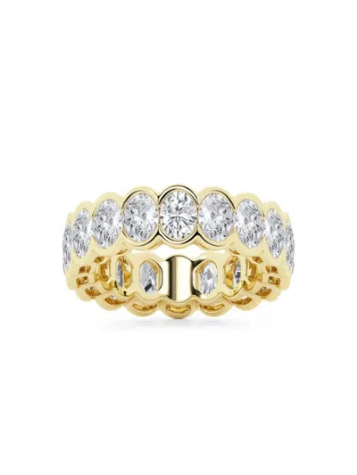Saks Fifth Avenue Women's Build Your Own Collection 14k Yellow Gold Lab Grown Diamond Channel Eternity Ring In 5 Tcw