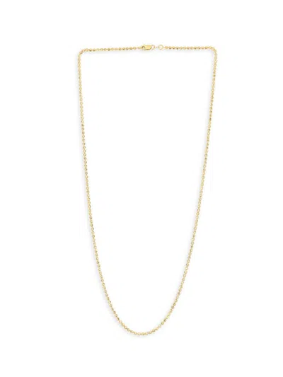 Saks Fifth Avenue Women's Build Your Own Collection 14k Yellow Gold Moon Chain Necklace In 2.5 Mm