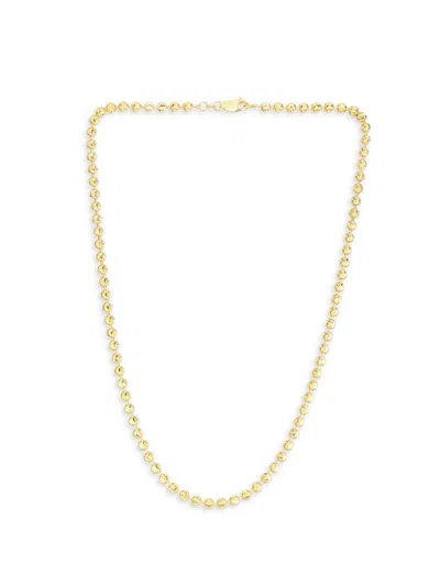 Saks Fifth Avenue Women's Build Your Own Collection 14k Yellow Gold Moon Chain Necklace In 3 Mm